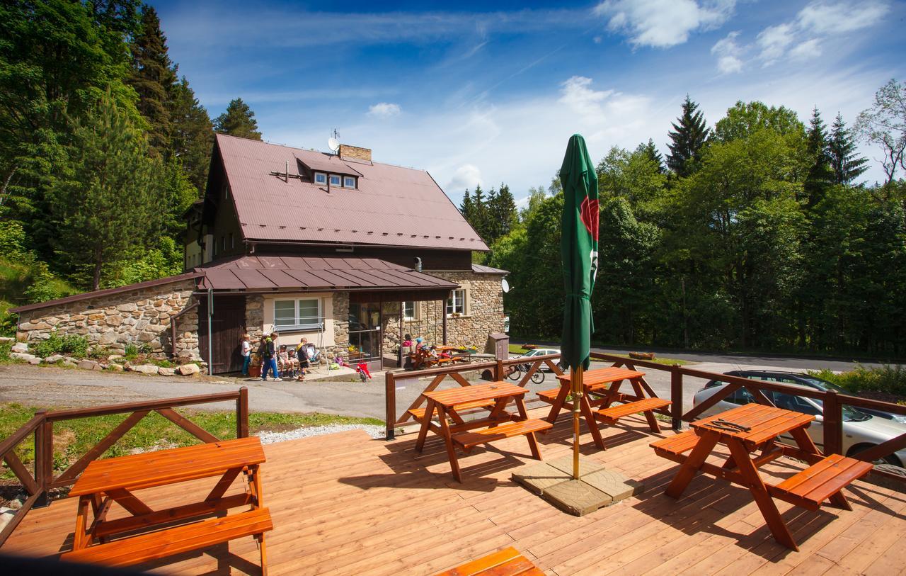 Horsky Hotel Dobra Chata Stachy Bagian luar foto